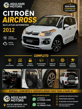 CITROËN AIRCROSS 1.6 GLX 16V FLEX 4P AUTOMÁTICO
