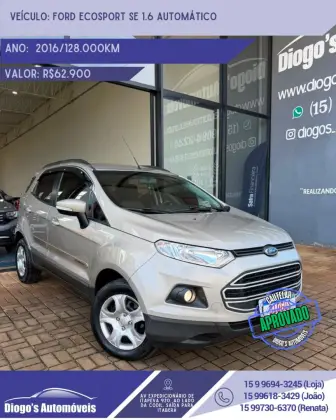 FORD ECOSPORT 1.6 SE 16V FLEX 4P POWERSHIFT FORD ECOSPORT 1.6 SE 16V FLEX 4P POWERSHIFT