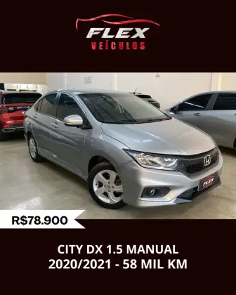 HONDA CITY 1.5 DX 16V FLEX 4P MANUAL HONDA CITY 1.5 DX 16V FLEX 4P MANUAL