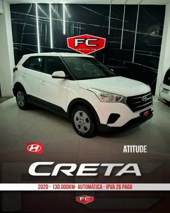 HYUNDAI CRETA 1.6 16V FLEX ATTITUDE AUTOMÁTICO HYUNDAI CRETA 1.6 16V FLEX ATTITUDE AUTOMÁTICO