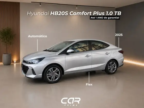 HYUNDAI HB20S 1.0 TGDI FLEX COMFORT PLUS AUTOMÁTICO HYUNDAI HB20S 1.0 TGDI FLEX COMFORT PLUS AUTOMÁTICO