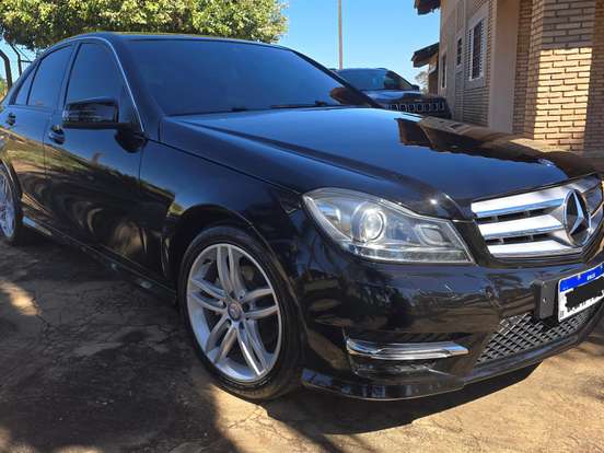 MERCEDES-BENZ-C 180-1.6 CGI SPORT 16V TURBO GASOLINA 4P AUTOMÁTICO MERCEDES-BENZ-C 180-2013