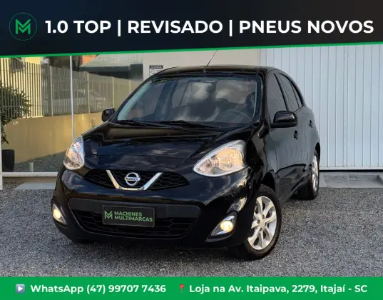 NISSAN MARCH 1.0 SV 12V FLEX 4P MANUAL NISSAN MARCH 1.0 SV 12V FLEX 4P MANUAL