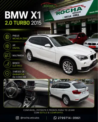 BMW X1 2.0 16V TURBO ACTIVEFLEX SDRIVE20I X-LINE 4P AUTOMÁTICO BMW X1 2.0 16V TURBO ACTIVEFLEX SDRIVE20I X-LINE 4P AUTOMÁTICO