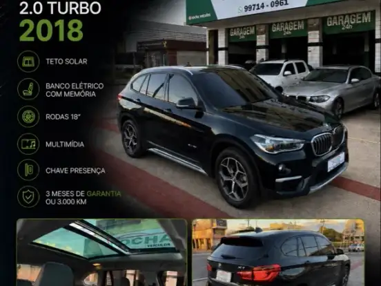 BMW-X1-2.0 16V TURBO ACTIVEFLEX SDRIVE20I X-LINE 4P AUTOMÁTICO BMW-X1-2017