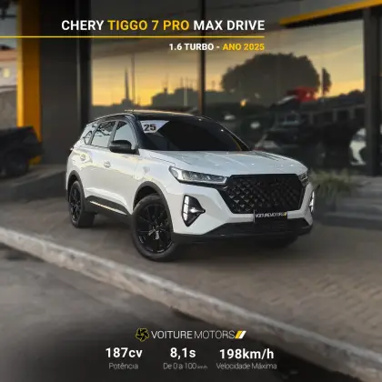 CAOA CHERY TIGGO 7 PRO 1.6 TGDI GASOLINA MAX DRIVE DCT