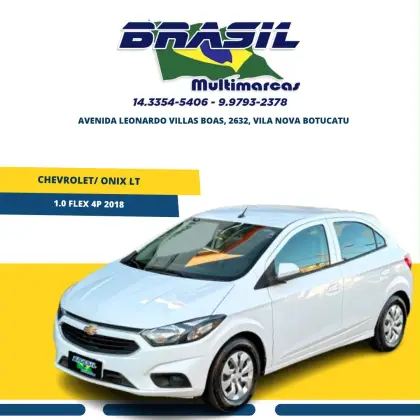 CHEVROLET ONIX 1.0 MPFI LT 8V FLEX 4P MANUAL CHEVROLET ONIX 1.0 MPFI LT 8V FLEX 4P MANUAL