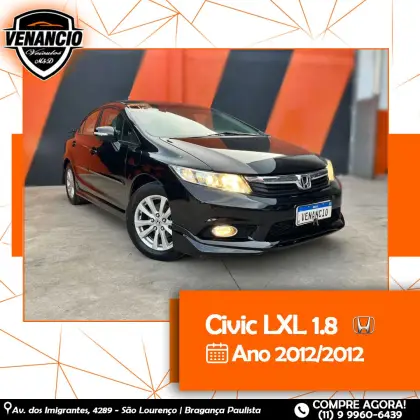 HONDA CIVIC 1.8 LXL 16V FLEX 4P MANUAL HONDA CIVIC 1.8 LXL 16V FLEX 4P MANUAL
