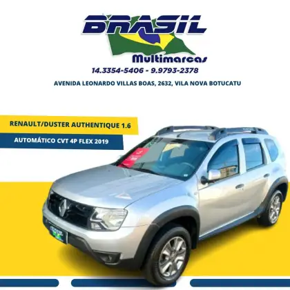 RENAULT DUSTER 1.6 16V SCE FLEX AUTHENTIQUE X-TRONIC RENAULT DUSTER 1.6 16V SCE FLEX AUTHENTIQUE X-TRONIC