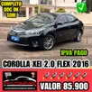 TOYOTA COROLLA 2.0 XEI 16V FLEX 4P AUTOMÁTICO TOYOTA COROLLA 2.0 XEI 16V FLEX 4P AUTOMÁTICO