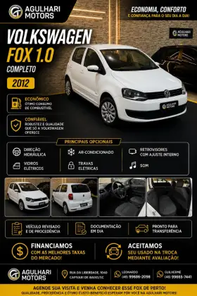 VOLKSWAGEN FOX 1.0 MI TREND 8V FLEX 4P MANUAL VOLKSWAGEN FOX 1.0 MI TREND 8V FLEX 4P MANUAL