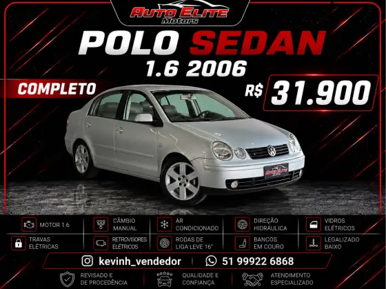 VOLKSWAGEN POLO SEDAN 1.6 MI 8V FLEX 4P MANUAL VOLKSWAGEN POLO SEDAN 1.6 MI 8V FLEX 4P MANUAL