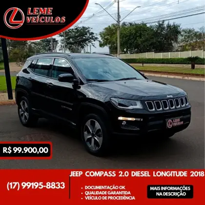 JEEP COMPASS 2.0 16V DIESEL LONGITUDE 4X4 AUTOMÁTICO