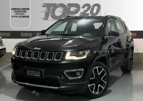 JEEP COMPASS 2.0 16V FLEX LIMITED AUTOMÁTICO JEEP COMPASS 2.0 16V FLEX LIMITED AUTOMÁTICO
