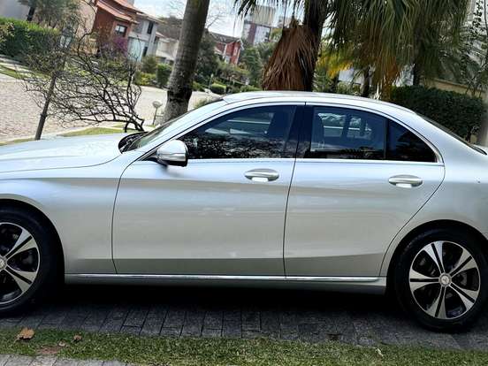 MERCEDES-BENZ-C 180-1.6 CGI AVANTGARDE 16V TURBO GASOLINA 4P AUTOMÁTICO MERCEDES-BENZ-C 180-2014