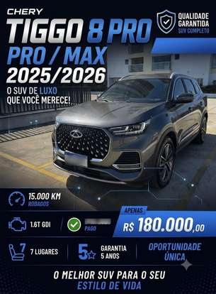 CAOA CHERY-TIGGO 8 PRO-2025