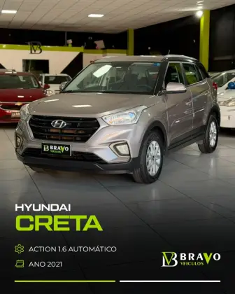 HYUNDAI CRETA 1.6 16V FLEX ACTION AUTOMÁTICO HYUNDAI CRETA 1.6 16V FLEX ACTION AUTOMÁTICO