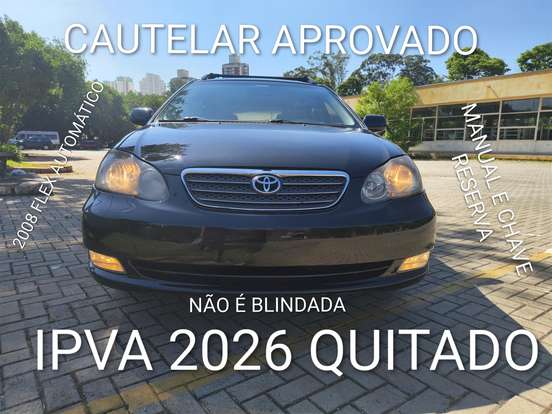TOYOTA-FIELDER-1.8 XEI 16V FLEX 4P AUTOMÁTICO TOYOTA-FIELDER-2007