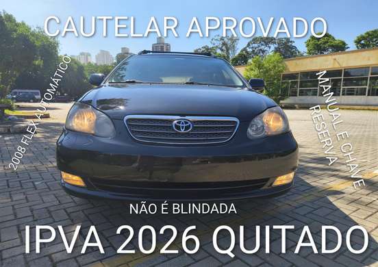 TOYOTA-FIELDER-1.8 XEI 16V FLEX 4P AUTOMÁTICO TOYOTA-FIELDER-2007