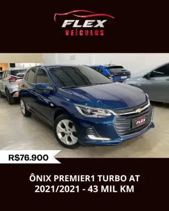 CHEVROLET ONIX 1.0 TURBO FLEX PLUS PREMIER AUTOMÁTICO CHEVROLET ONIX 1.0 TURBO FLEX PLUS PREMIER AUTOMÁTICO