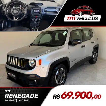 JEEP RENEGADE 1.8 16V FLEX SPORT 4P AUTOMÁTICO JEEP RENEGADE 1.8 16V FLEX SPORT 4P AUTOMÁTICO