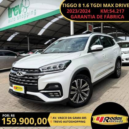 CAOA CHERY TIGGO 8 1.6 TGDI GASOLINA TXS MAX DRIVE DCT