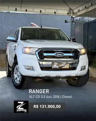 FORD RANGER 3.2 XLT 4X4 CD 20V DIESEL 4P AUTOMÁTICO FORD RANGER 3.2 XLT 4X4 CD 20V DIESEL 4P AUTOMÁTICO