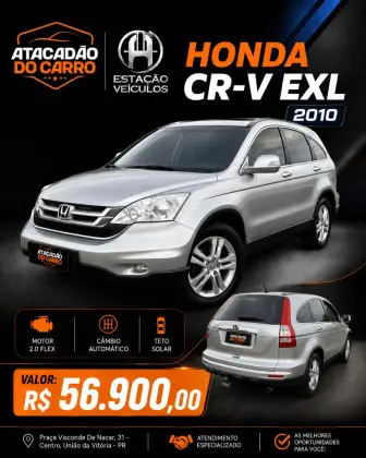 HONDA CRV 2.0 EXL 4X4 16V GASOLINA 4P AUTOMÁTICO