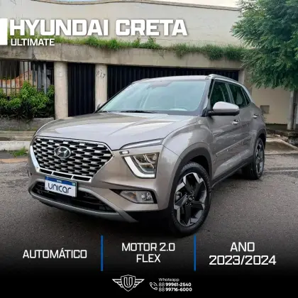 HYUNDAI CRETA 2.0 FLEX ULTIMATE AUTOMÁTICO