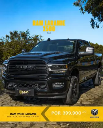 RAM 2500 6.7 I6 TURBO DIESEL LARAMIE CD 4X4 AUTOMÁTICO RAM 2500 6.7 I6 TURBO DIESEL LARAMIE CD 4X4 AUTOMÁTICO