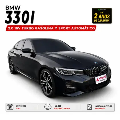 BMW 330i 2.0 16V TURBO GASOLINA M SPORT AUTOMÁTICO
