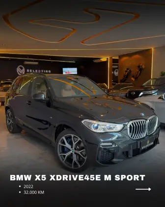BMW X5 3.0 I6 TURBO HÍBRIDO XDRIVE45E M SPORT AUTOMÁTICO BMW X5 3.0 I6 TURBO HÍBRIDO XDRIVE45E M SPORT AUTOMÁTICO