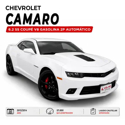 CHEVROLET CAMARO 6.2 SS COUPÉ V8 GASOLINA 2P AUTOMÁTICO CHEVROLET CAMARO 6.2 SS COUPÉ V8 GASOLINA 2P AUTOMÁTICO