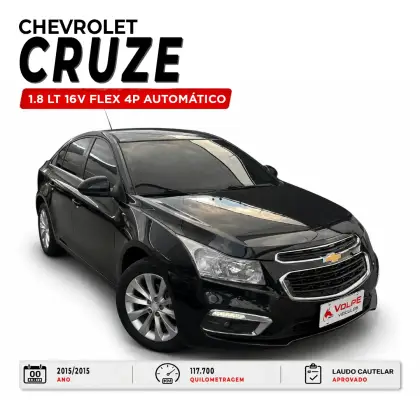 CHEVROLET CRUZE 1.8 LT 16V FLEX 4P AUTOMÁTICO CHEVROLET CRUZE 1.8 LT 16V FLEX 4P AUTOMÁTICO