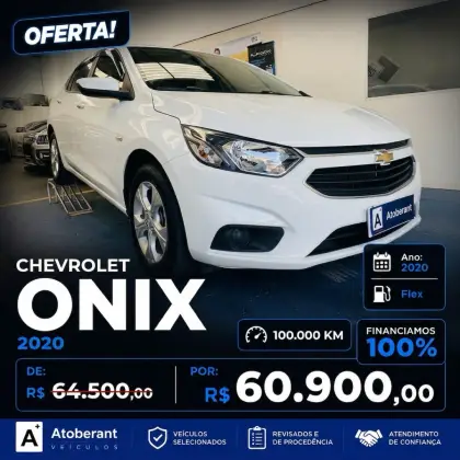 CHEVROLET ONIX 1.0 TURBO FLEX PLUS LT AUTOMÁTICO CHEVROLET ONIX 1.0 TURBO FLEX PLUS LT AUTOMÁTICO