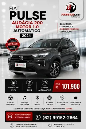 FIAT PULSE 1.0 TURBO 200 FLEX AUDACE CVT FIAT PULSE 1.0 TURBO 200 FLEX AUDACE CVT