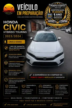 HONDA CIVIC 2.0 DI e:HEV TOURING e-CVT