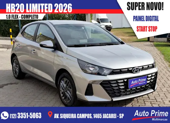 HYUNDAI HB20 1.0 12V FLEX LIMITED MANUAL HYUNDAI HB20 1.0 12V FLEX LIMITED MANUAL