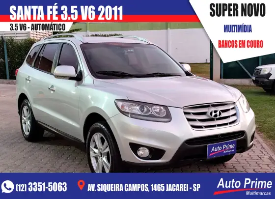 HYUNDAI SANTA FÉ 3.5 MPFI V6 24V 285CV GASOLINA 4P AUTOMÁTICO HYUNDAI SANTA FÉ 3.5 MPFI V6 24V 285CV GASOLINA 4P AUTOMÁTICO