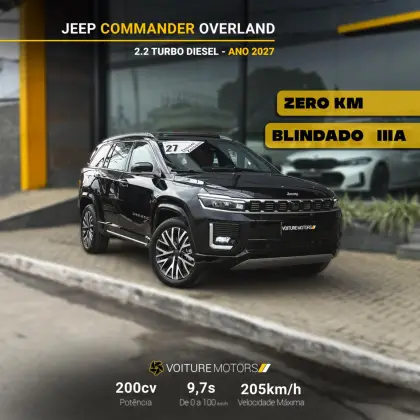 JEEP COMMANDER 2.2 TURBO DIESEL OVERLAND AT9 JEEP COMMANDER 2.2 TURBO DIESEL OVERLAND AT9