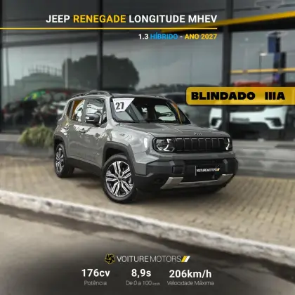 JEEP RENEGADE 1.3 T270 TURBO MHEV LONGITUDE AT6