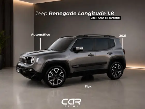 JEEP RENEGADE 1.8 16V FLEX LONGITUDE 4P AUTOMÁTICO JEEP RENEGADE 1.8 16V FLEX LONGITUDE 4P AUTOMÁTICO