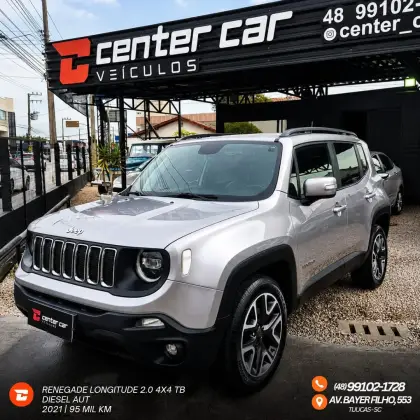 JEEP RENEGADE 2.0 16V TURBO DIESEL LONGITUDE 4P 4X4 AUTOMÁTICO JEEP RENEGADE 2.0 16V TURBO DIESEL LONGITUDE 4P 4X4 AUTOMÁTICO