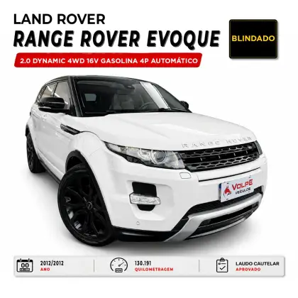LAND ROVER RANGE ROVER EVOQUE 2.0 DYNAMIC 4WD 16V GASOLINA 4P AUTOMÁTICO LAND ROVER RANGE ROVER EVOQUE 2.0 DYNAMIC 4WD 16V GASOLINA 4P AUTOMÁTICO