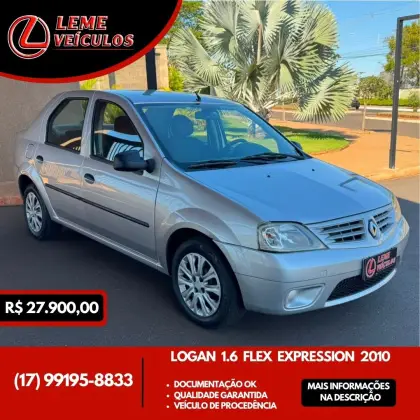 RENAULT LOGAN 1.6 EXPRESSION 8V FLEX 4P MANUAL RENAULT LOGAN 1.6 EXPRESSION 8V FLEX 4P MANUAL