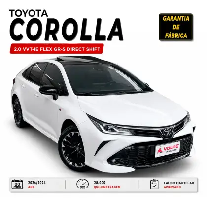 TOYOTA COROLLA 2.0 VVT-IE FLEX GR-S DIRECT SHIFT TOYOTA COROLLA 2.0 VVT-IE FLEX GR-S DIRECT SHIFT