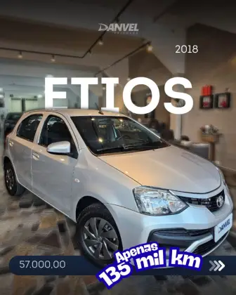 TOYOTA ETIOS 1.3 X 16V FLEX 4P MANUAL TOYOTA ETIOS 1.3 X 16V FLEX 4P MANUAL