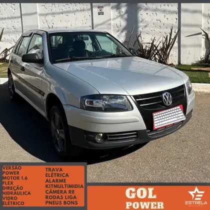 VOLKSWAGEN GOL 1.6 MI POWER 8V FLEX 4P MANUAL G.IV VOLKSWAGEN GOL 1.6 MI POWER 8V FLEX 4P MANUAL G.IV