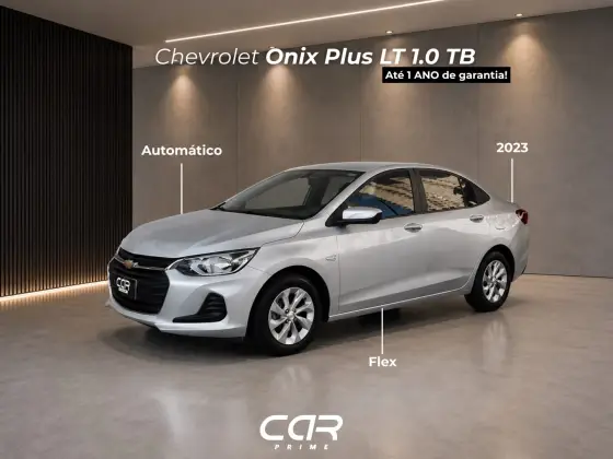CHEVROLET ONIX 1.0 TURBO FLEX PLUS LT AUTOMÁTICO CHEVROLET ONIX 1.0 TURBO FLEX PLUS LT AUTOMÁTICO