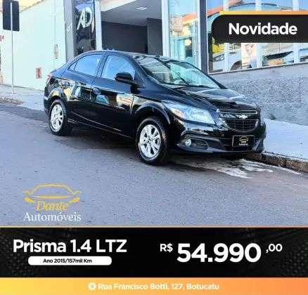 CHEVROLET PRISMA 1.4 MPFI LTZ 8V FLEX 4P MANUAL CHEVROLET PRISMA 1.4 MPFI LTZ 8V FLEX 4P MANUAL